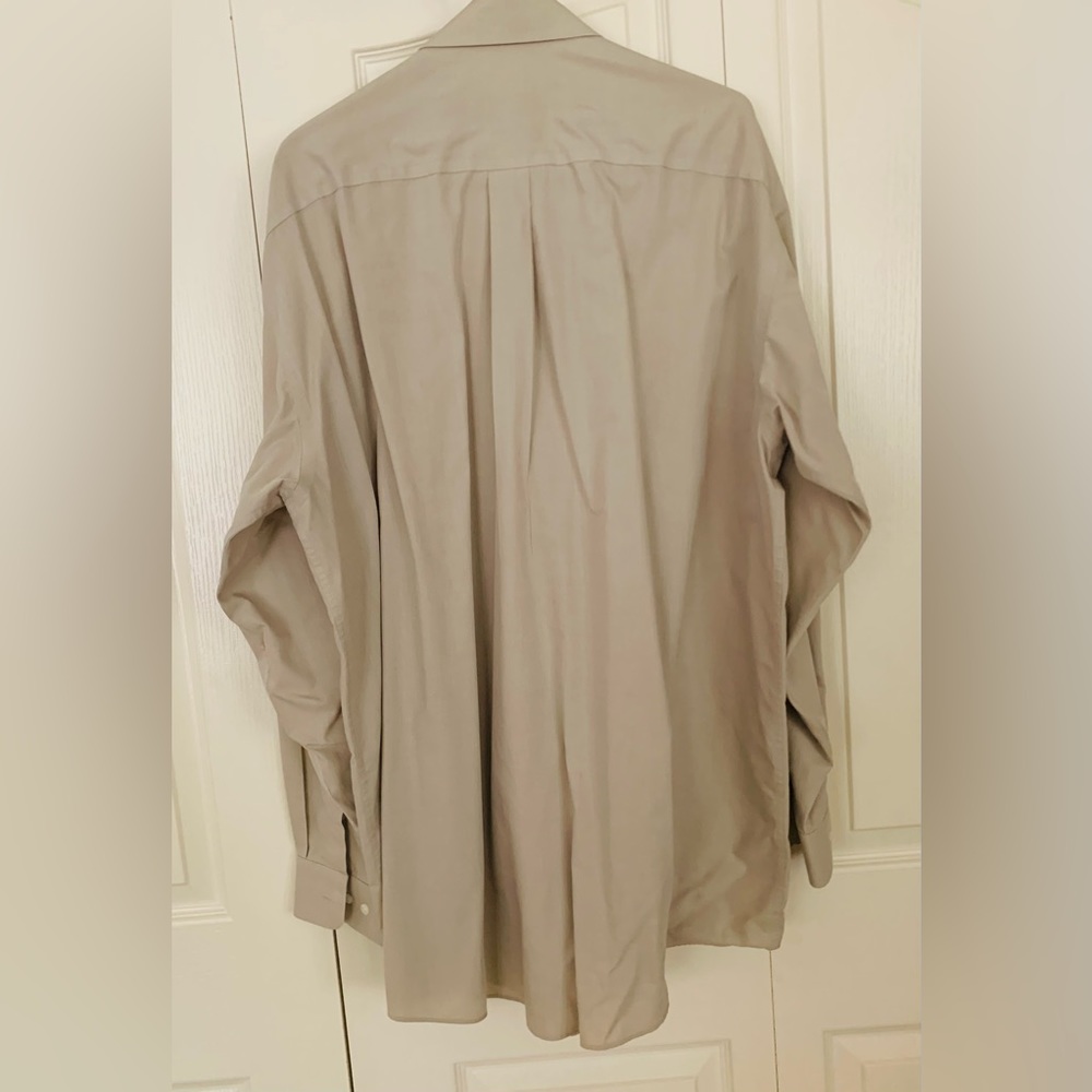 Men’s big and tall button down long sleeve shirt